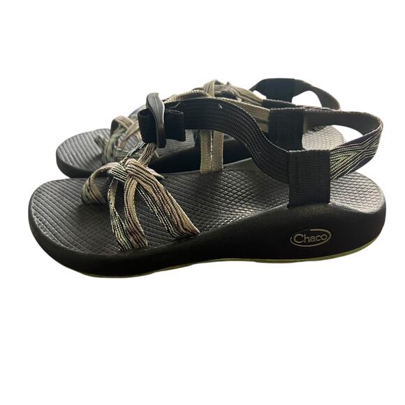 Womens Blue and Green Chaco Sandals Size 8 - Picture 2 of 5